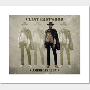 Clint Eastwood - American Icons Posters and Art